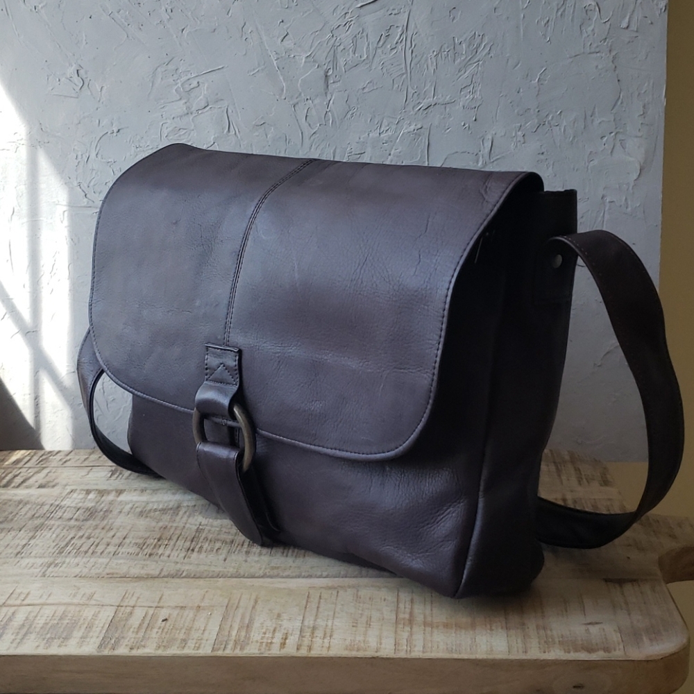 David King Leather laptop bag
